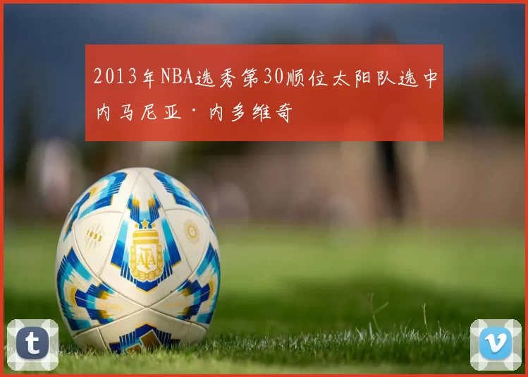 2013年NBA选秀第30顺位太阳队选中内马尼亚·内多维奇