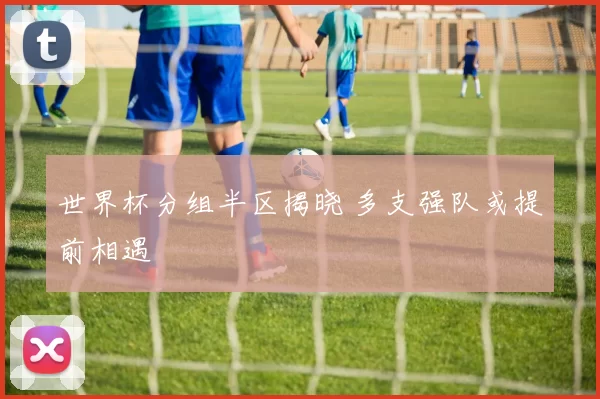 世界杯分组半区揭晓 多支强队或提前相遇