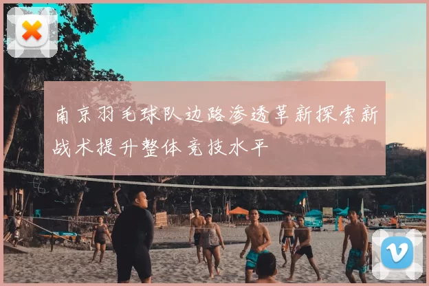 南京羽毛球队边路渗透革新探索新战术提升整体竞技水平