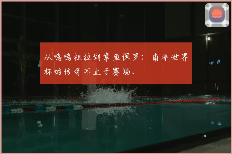 从呜呜祖拉到章鱼保罗：南非世界杯的传奇不止于赛场。